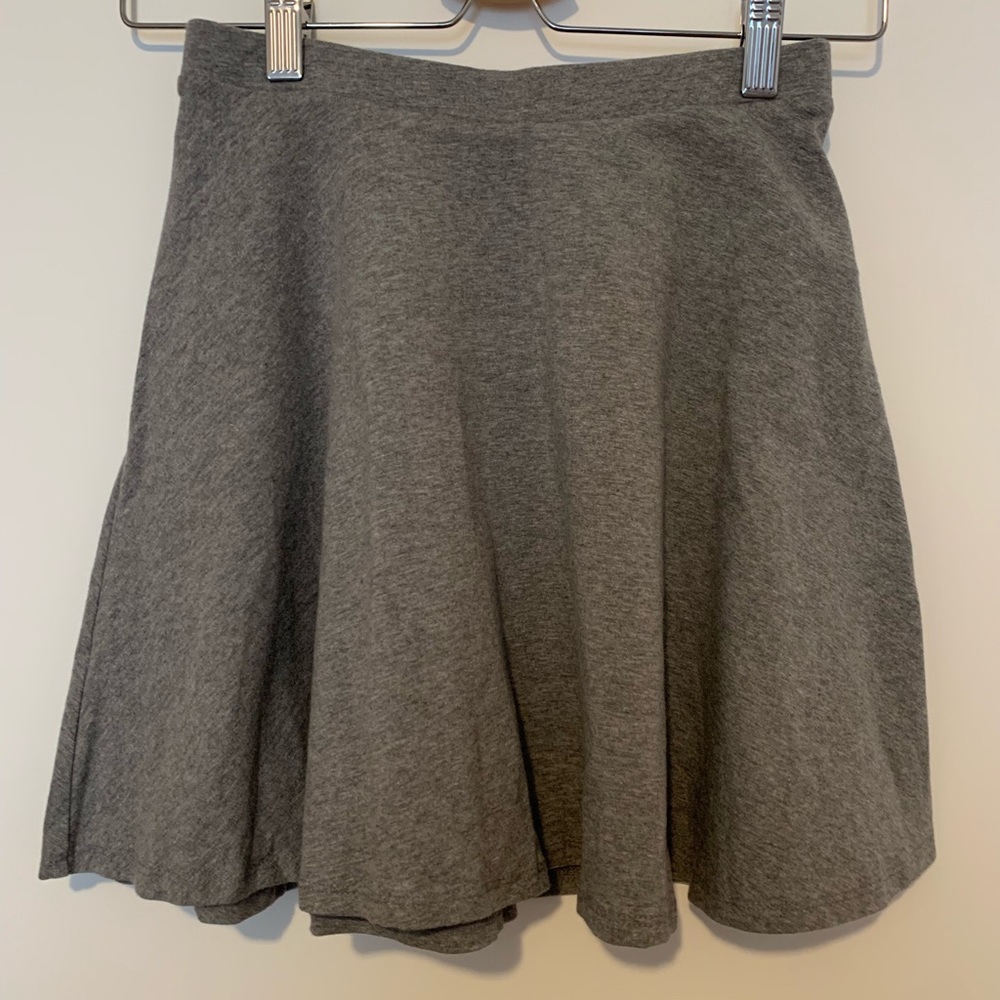 Forever 21 Gray Skater Skirt